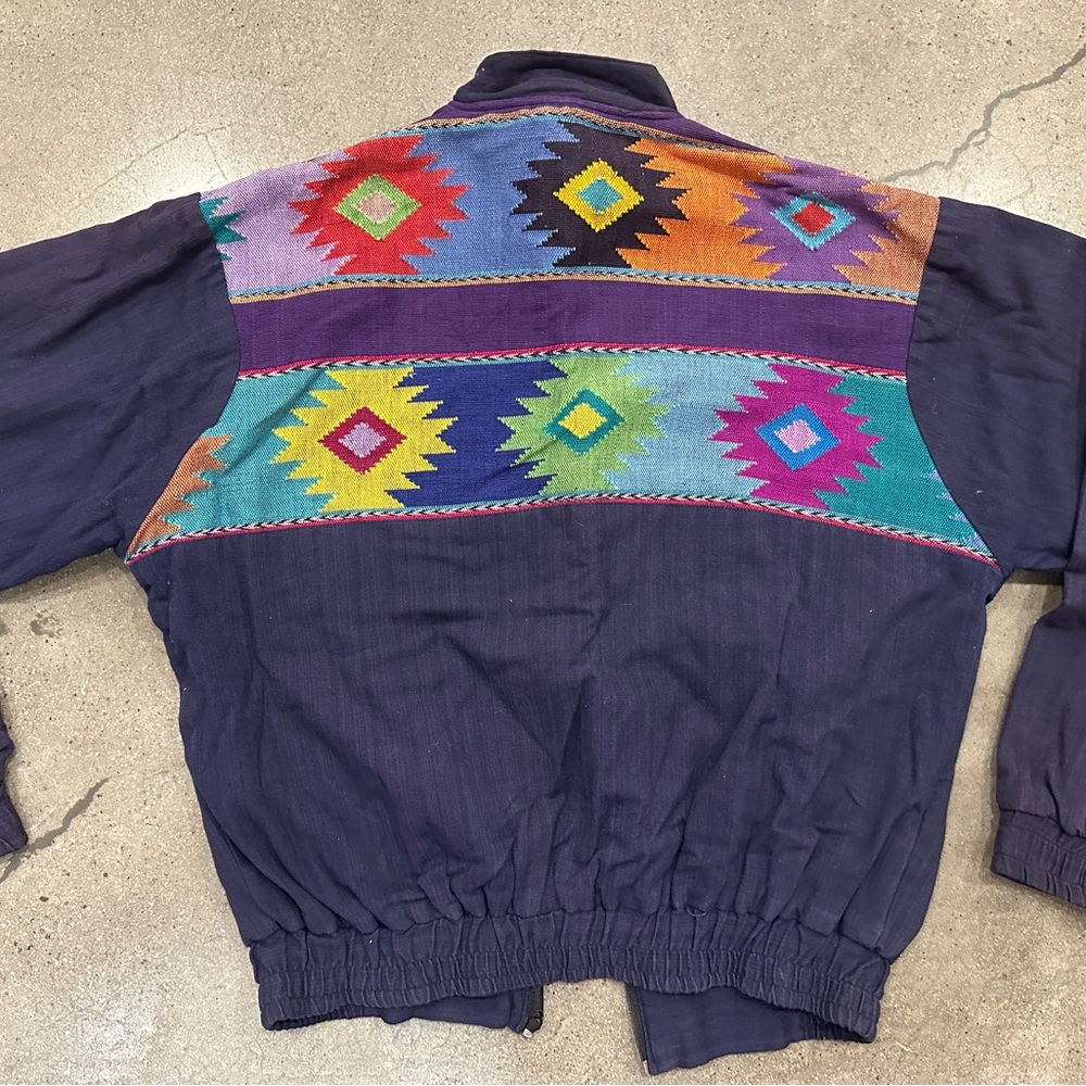 Vintage El Huarache Jacket Made in Guatemala - Picture 3 of 9